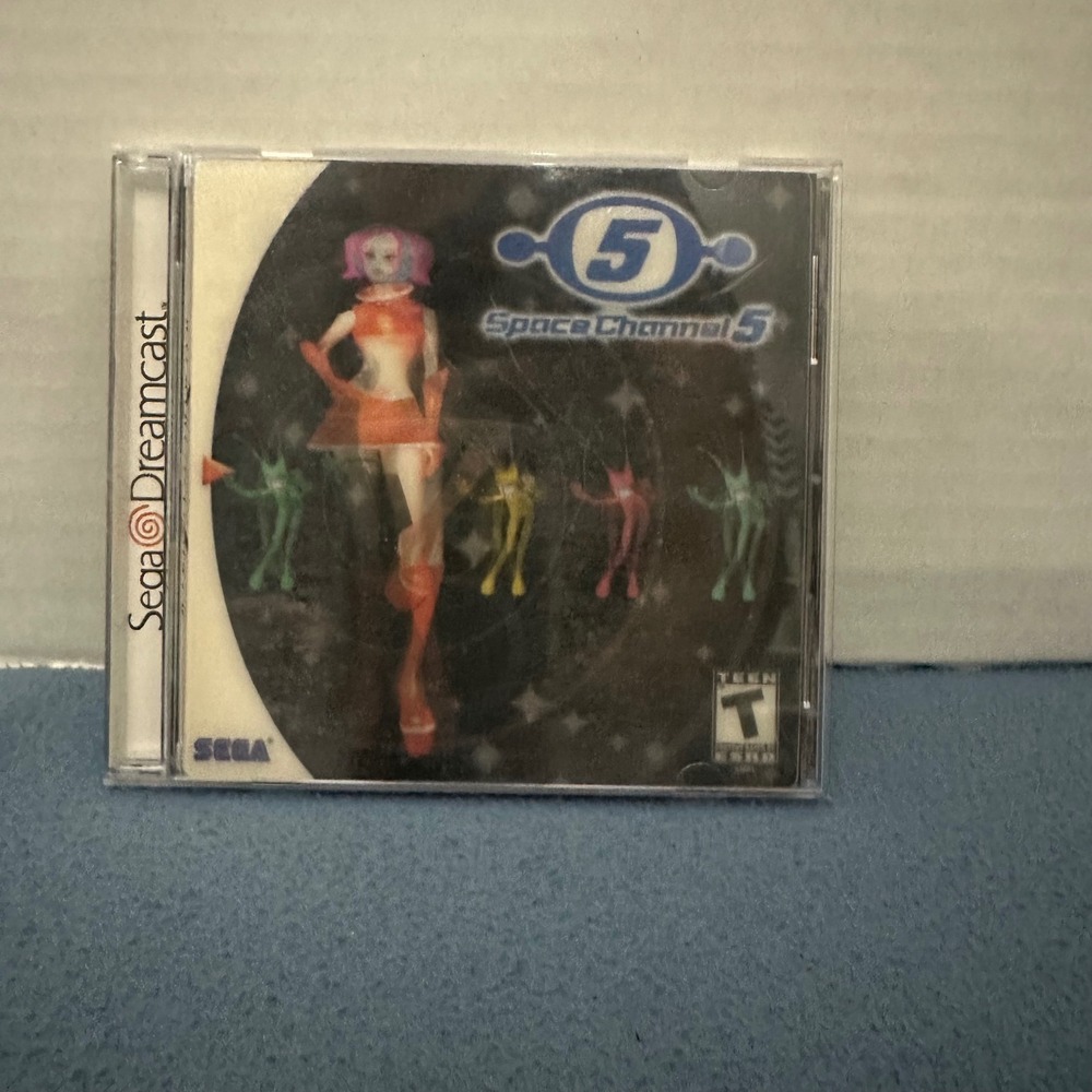 Space Channel 5 Sega Dreamcast Video Game Complete CIB Ulala Rhythm Action